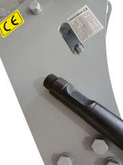 Wallemac WHB-KUB-2 Side Mount Pin On Hydraulic Hammer Breaker for KUBOTA U15, U17, k015, K018, Mini Excavator KUBOTA KXB310QA KXB360QA Hammer Breaker Replacement Micro Digger Attachment Jack Hammer